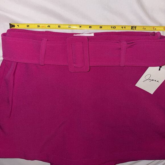 Japna Skort Womens Medium Hot Pink Skirt Shorts Wrap Corp Preppy Twee NWT - Picture 7 of 9